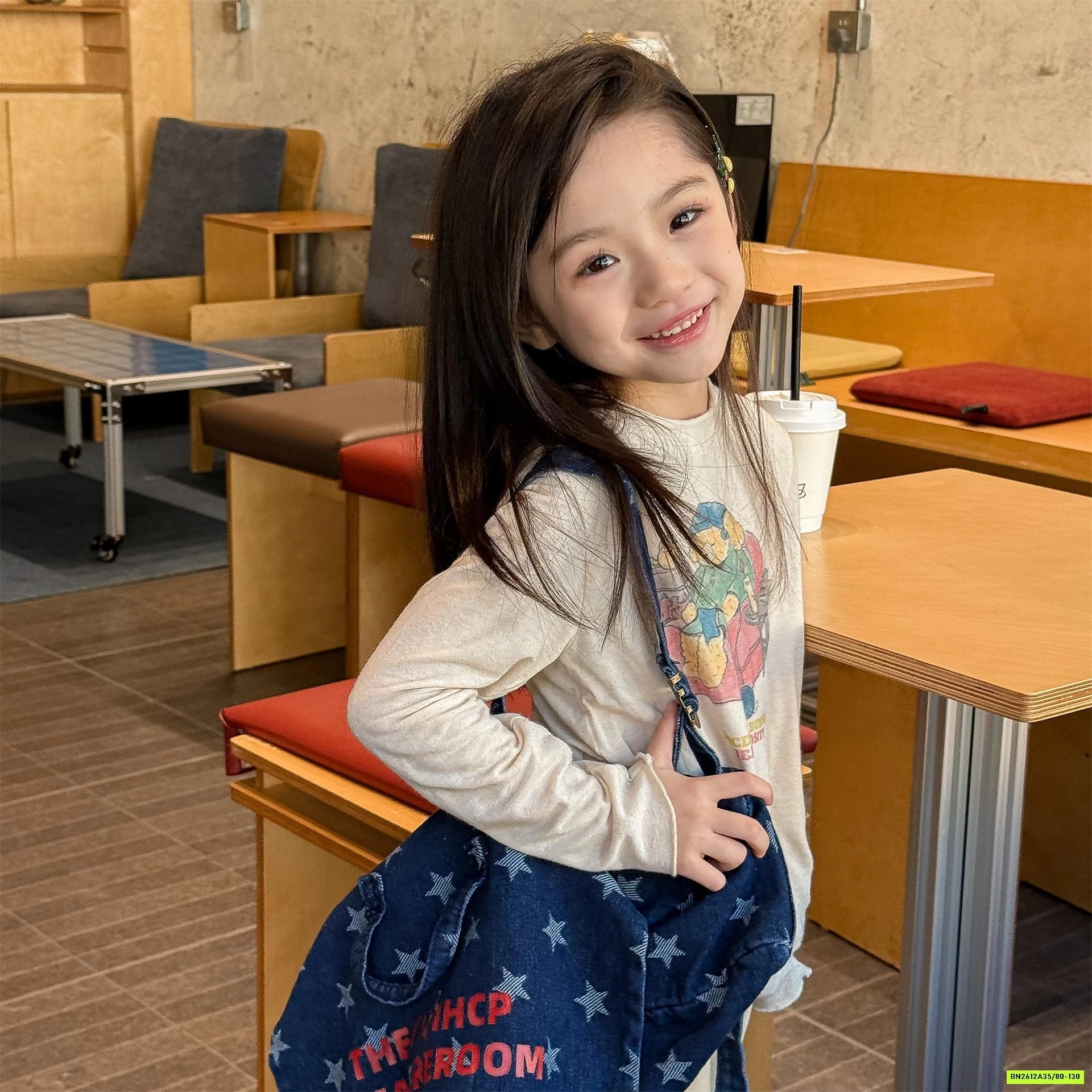 THUN GIẤY CROPTOP IN HÌNH ADBABY