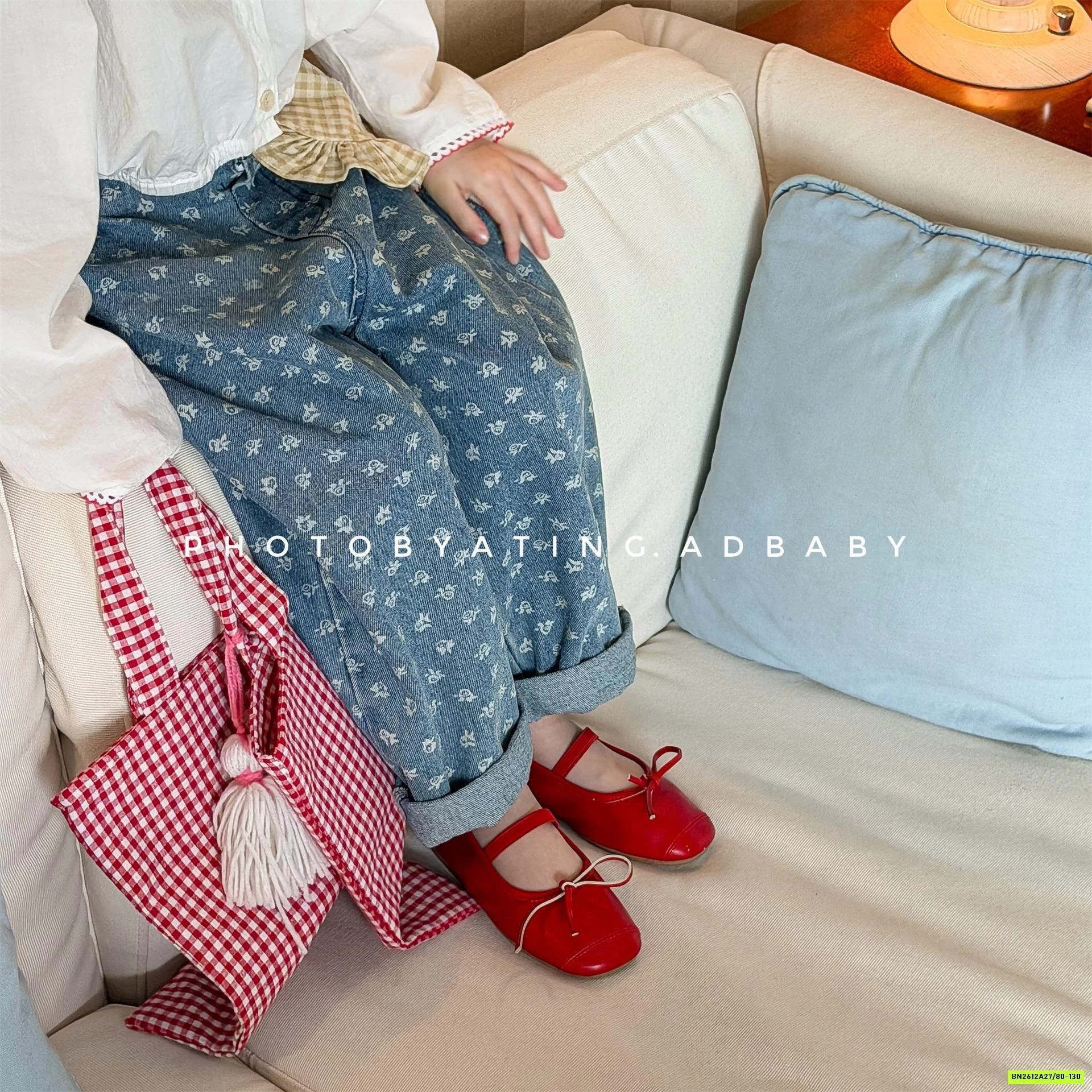 JEANS BAGGY HOA NHÍ ADBABY