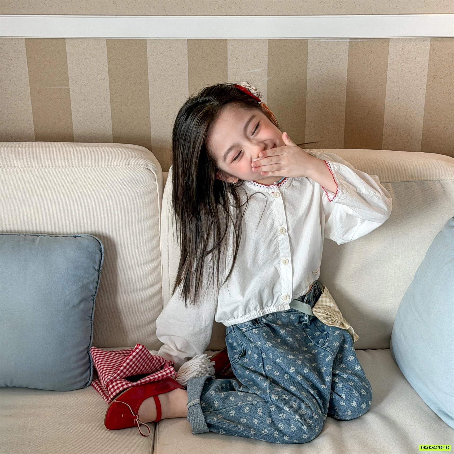 JEANS BAGGY HOA NHÍ ADBABY