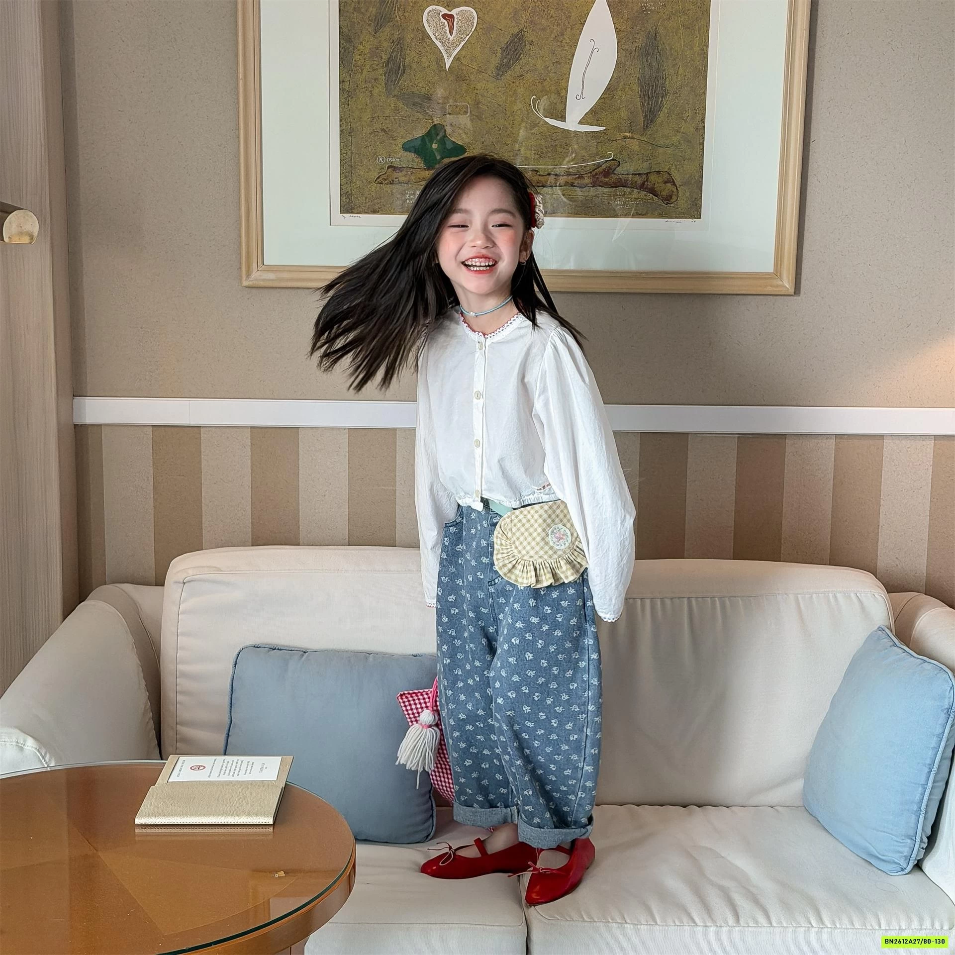 JEANS BAGGY HOA NHÍ ADBABY