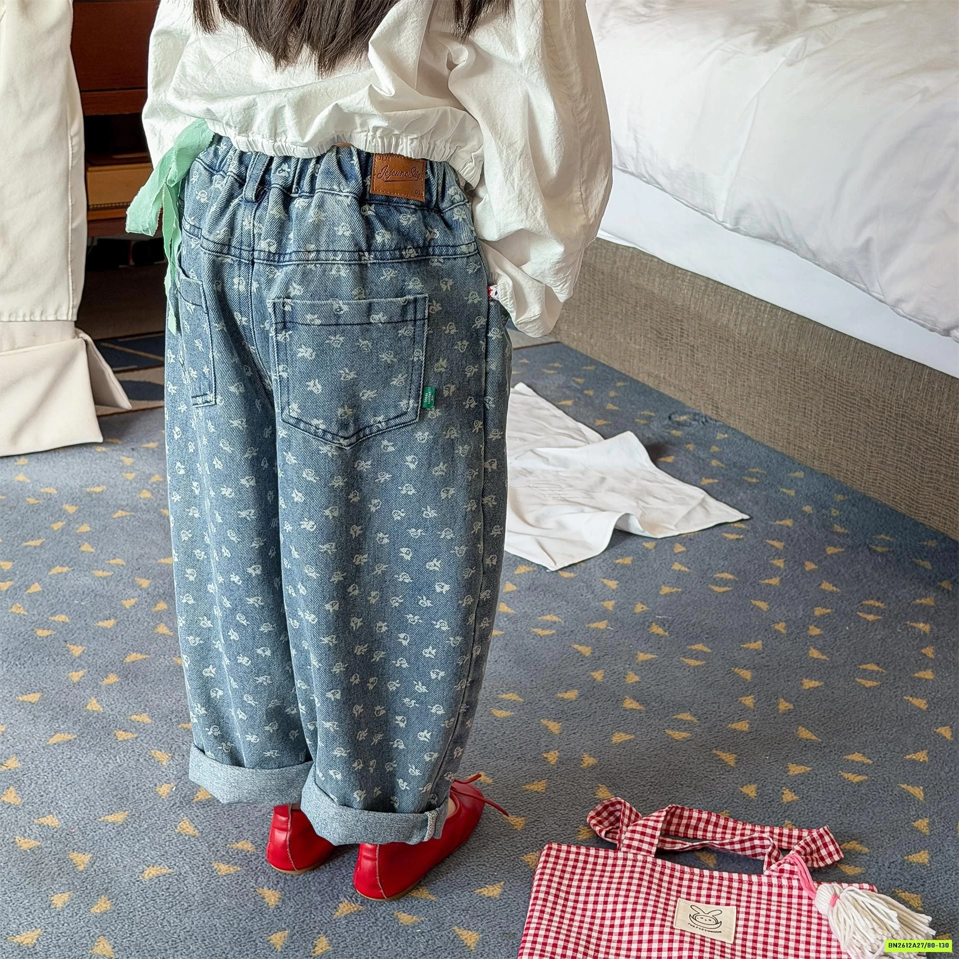 JEANS BAGGY HOA NHÍ ADBABY