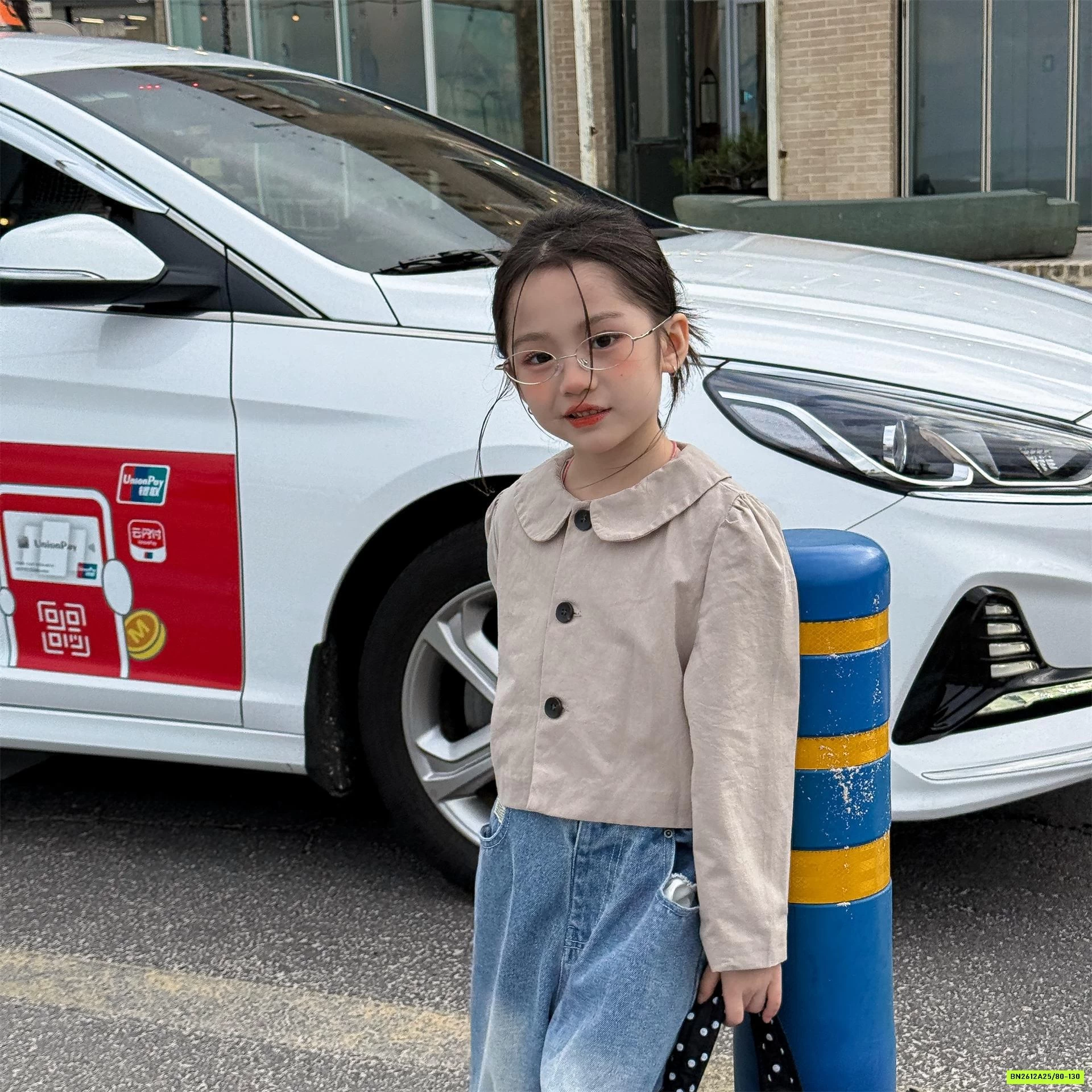 BLAZER CỔ SEN DÁNG CROPTOP ADBABY