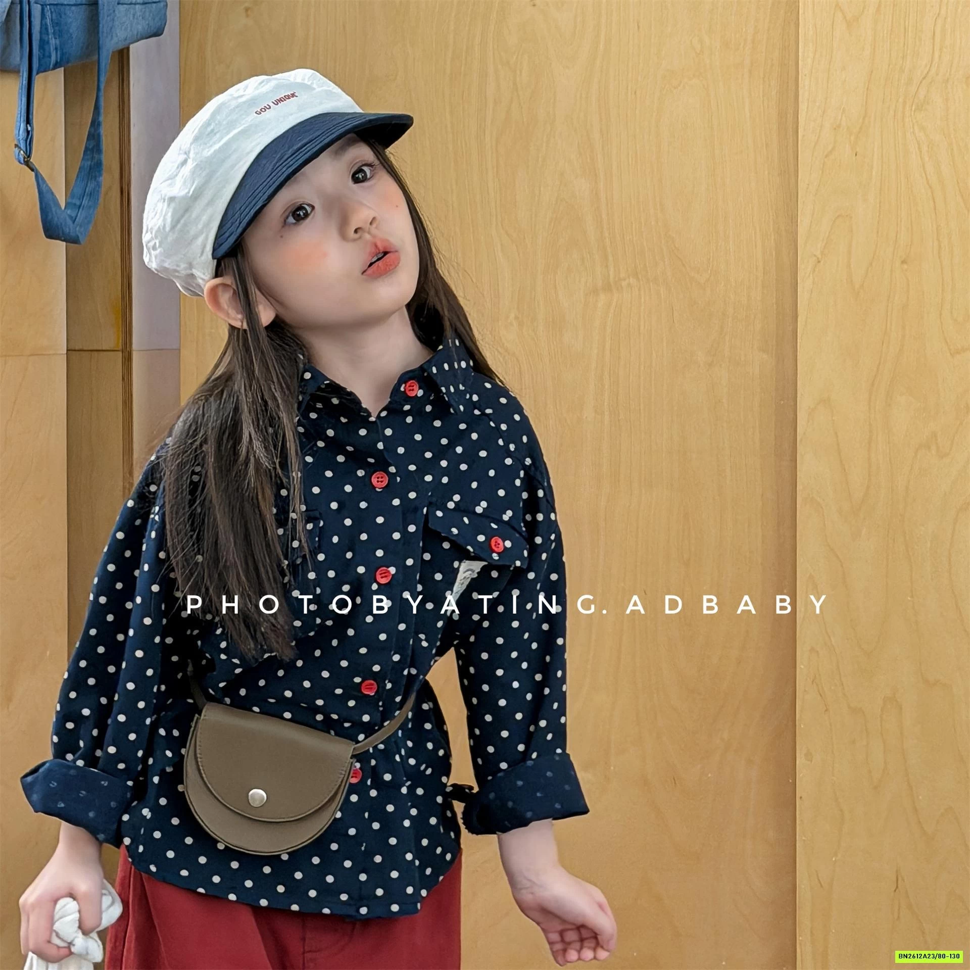 SƠ MI HOA NHÍ ĐUÔI TÔM ADBABY