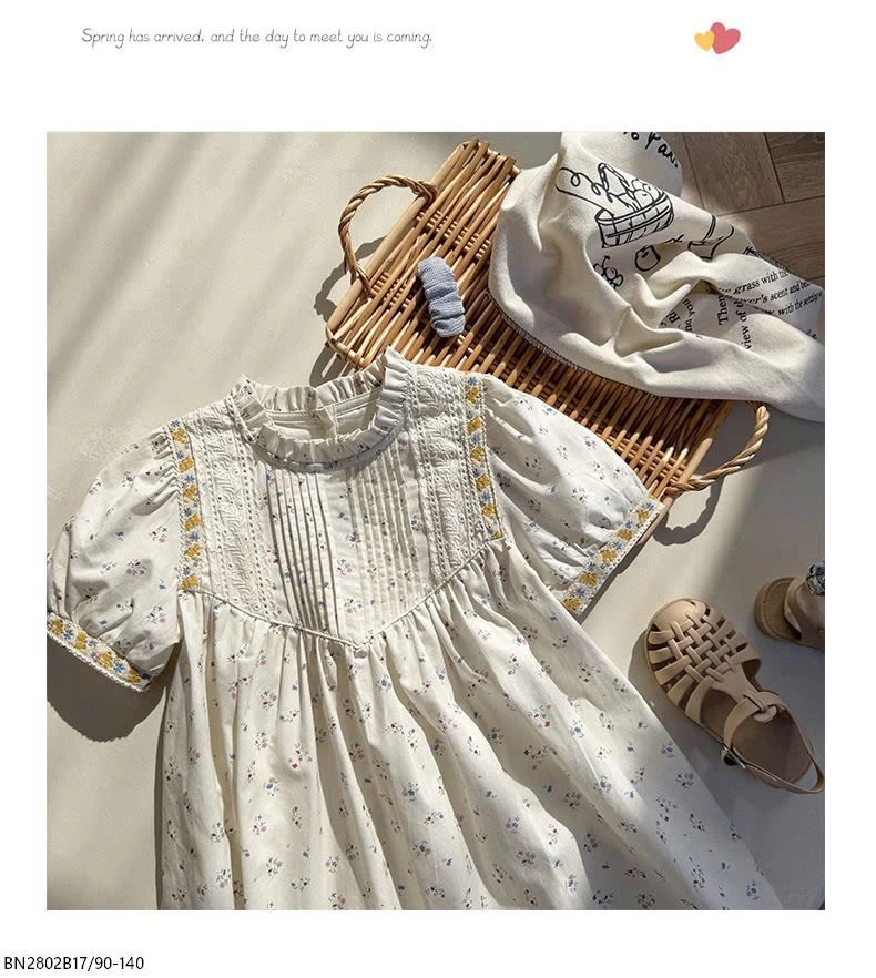 ĐẦM BABYDOLL HOA NHÍ CHUN NGỰC