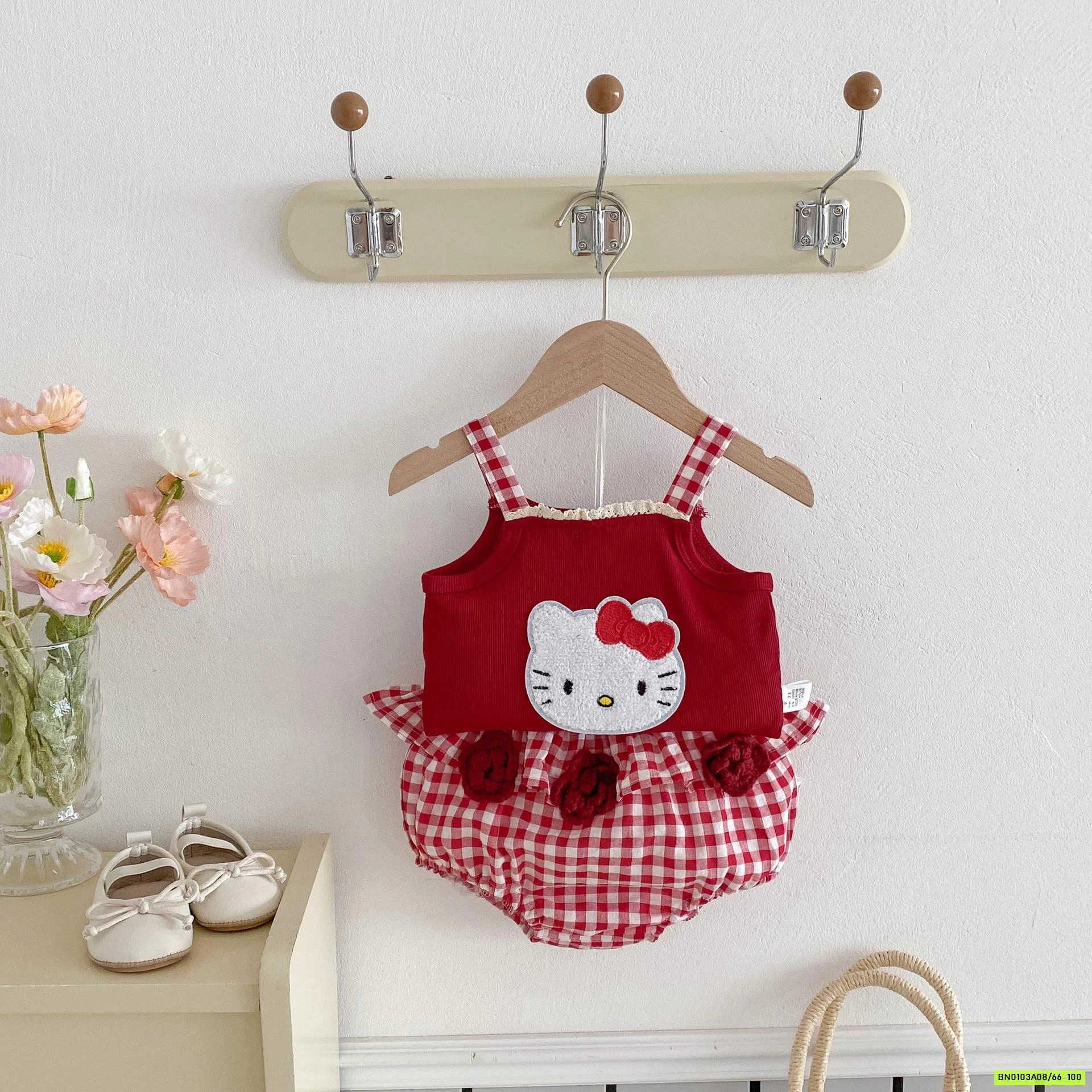 COUPLE ĐỎ 2 DÂY KITTY NHÍ