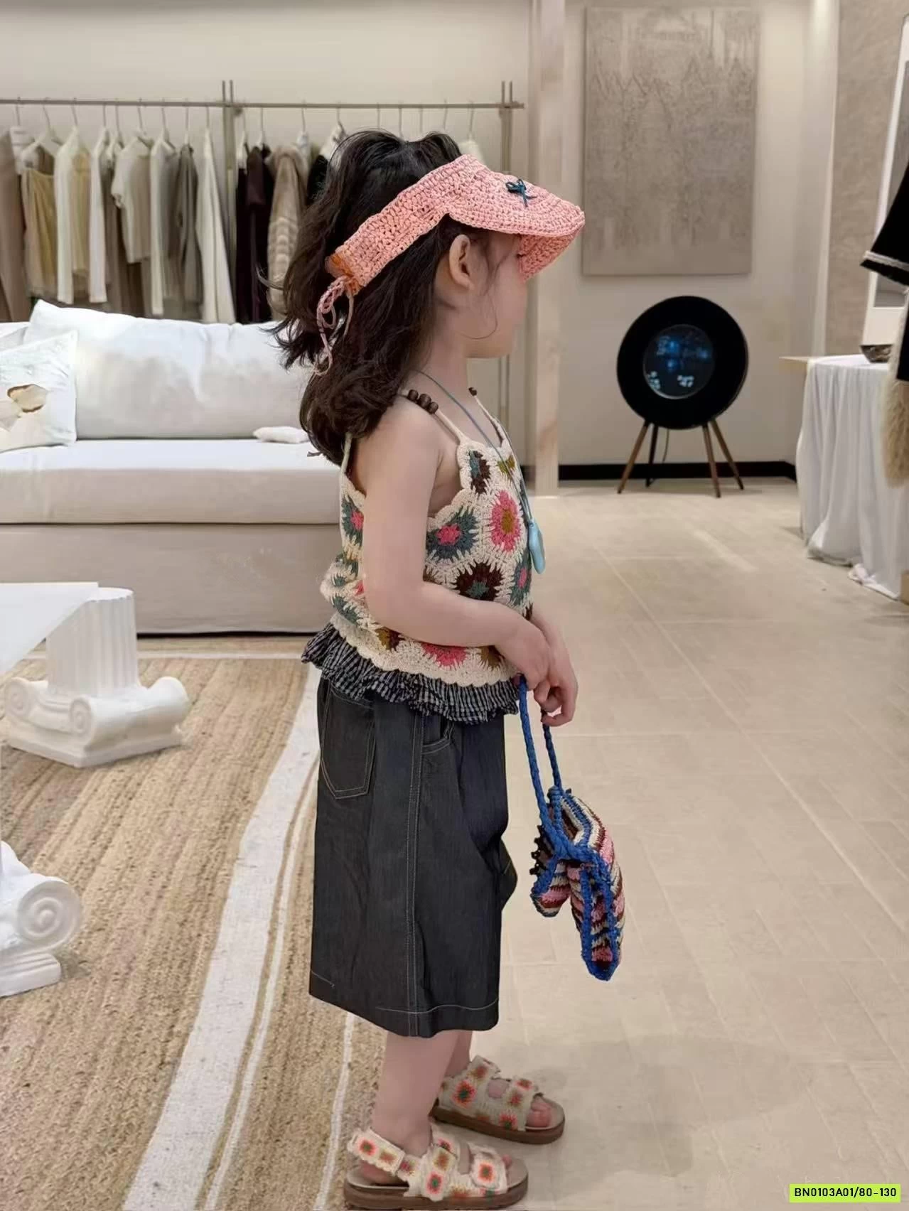 ÁO 2 DÂY HOA MIX SHORT LỬNG