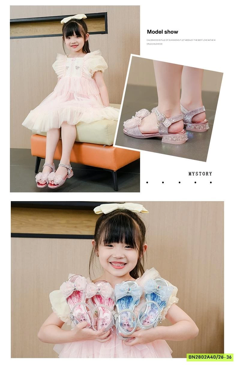 SANDAL ELSA NƠ QUAI ĐÁ