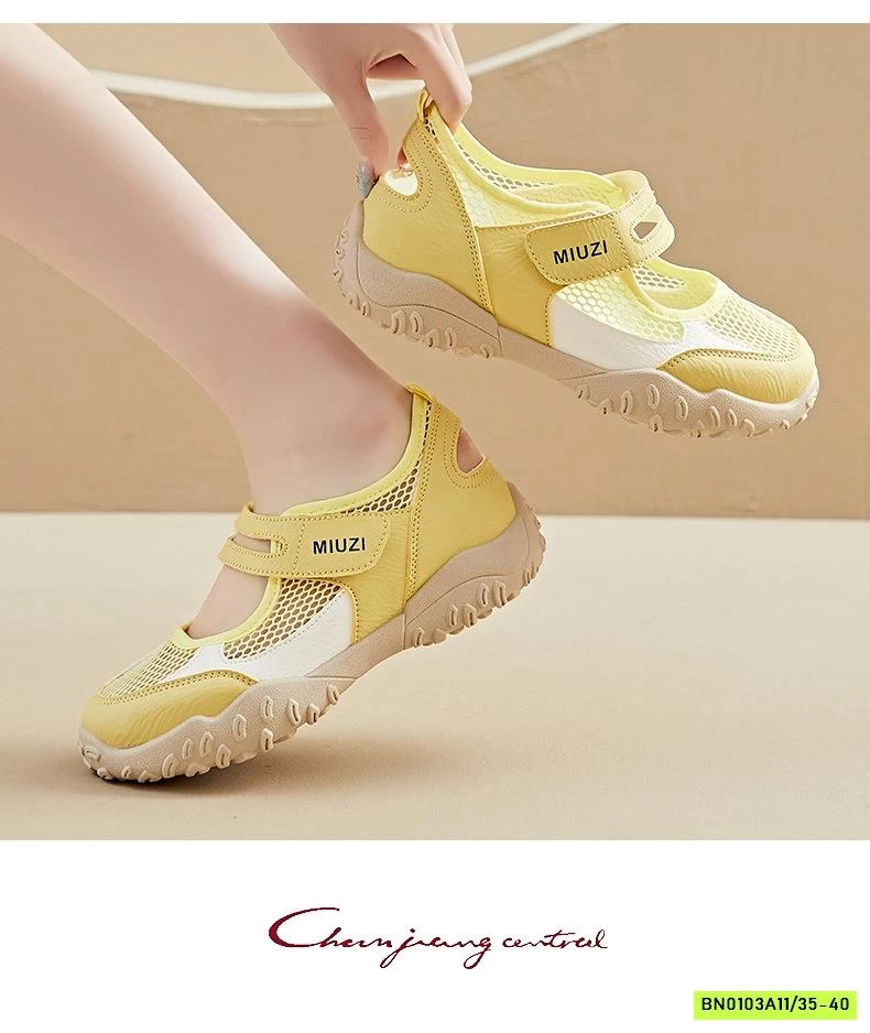 GIÀY LƯỚI THÔNG HƠI QUAI DÁN NỮ