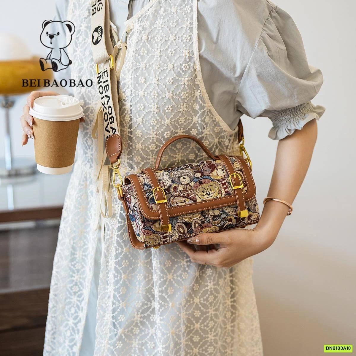 TÚI ĐEO CHÉO GẤU BEIBAOABO