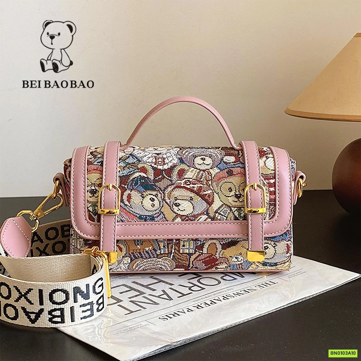 TÚI ĐEO CHÉO GẤU BEIBAOABO