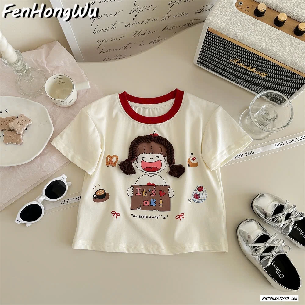 ÁO THUN BÉ GÁI DỄ THƯƠNG