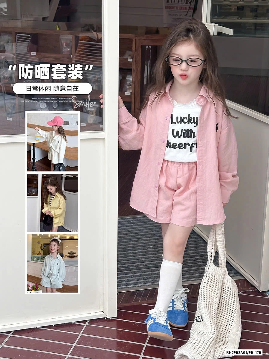 SÉT SƠ MI ĐŨI LOGO 25B026 AMBB