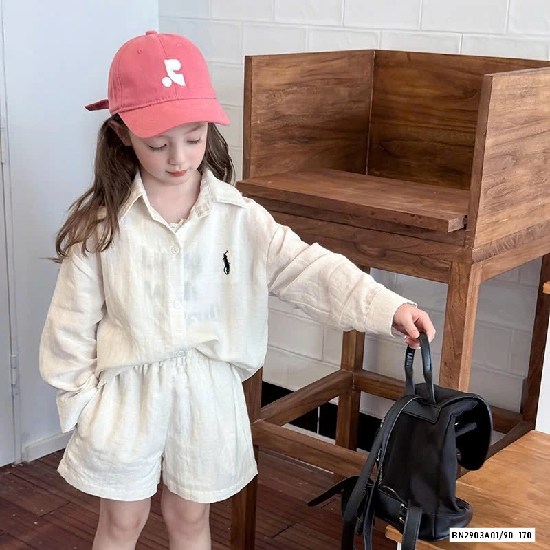 SÉT SƠ MI ĐŨI LOGO 25B026 AMBB