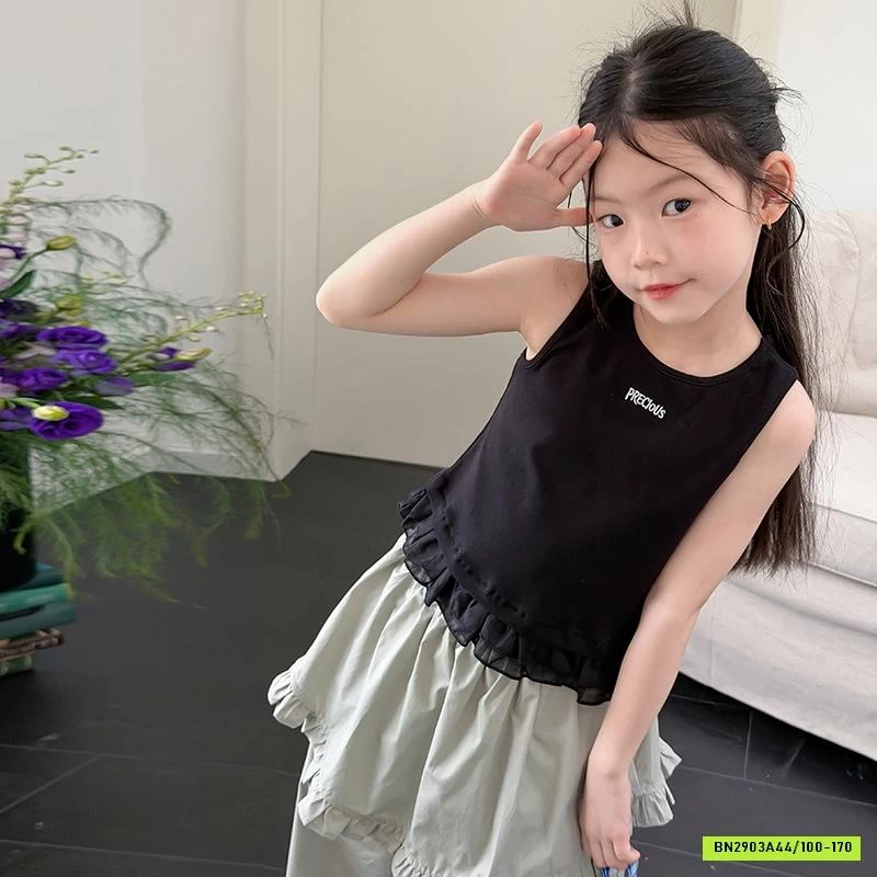 ÁO SÁT NÁCH VIỀN REN 26A054 AMBB