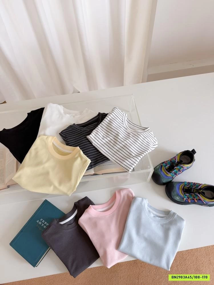 ÁO THUN CỔ TRÒN BASIC 26A195 AMBB