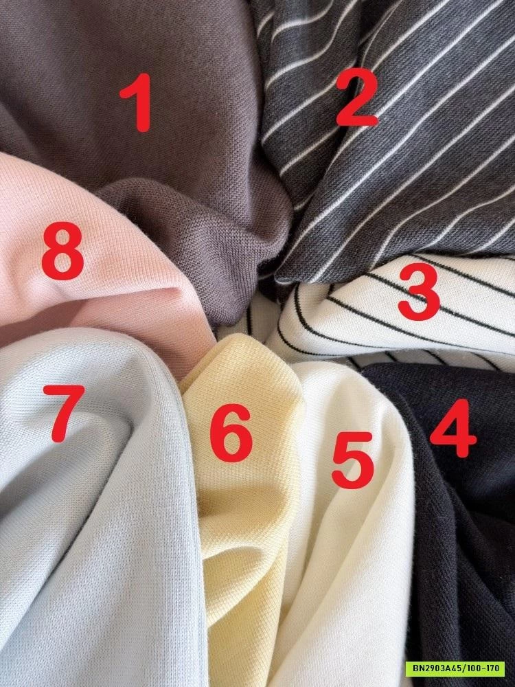 ÁO THUN CỔ TRÒN BASIC 26A195 AMBB