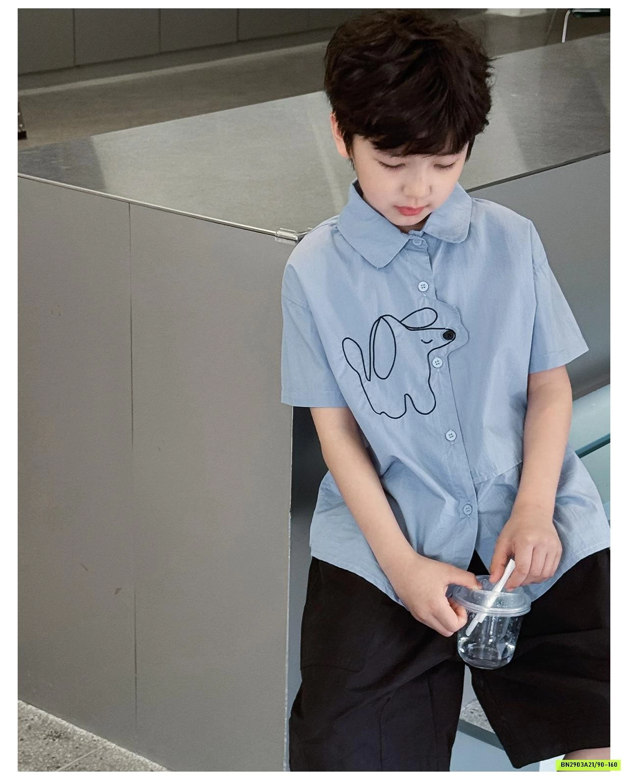 SƠ MI CÚN NGẮN TAY AOAOKIDS