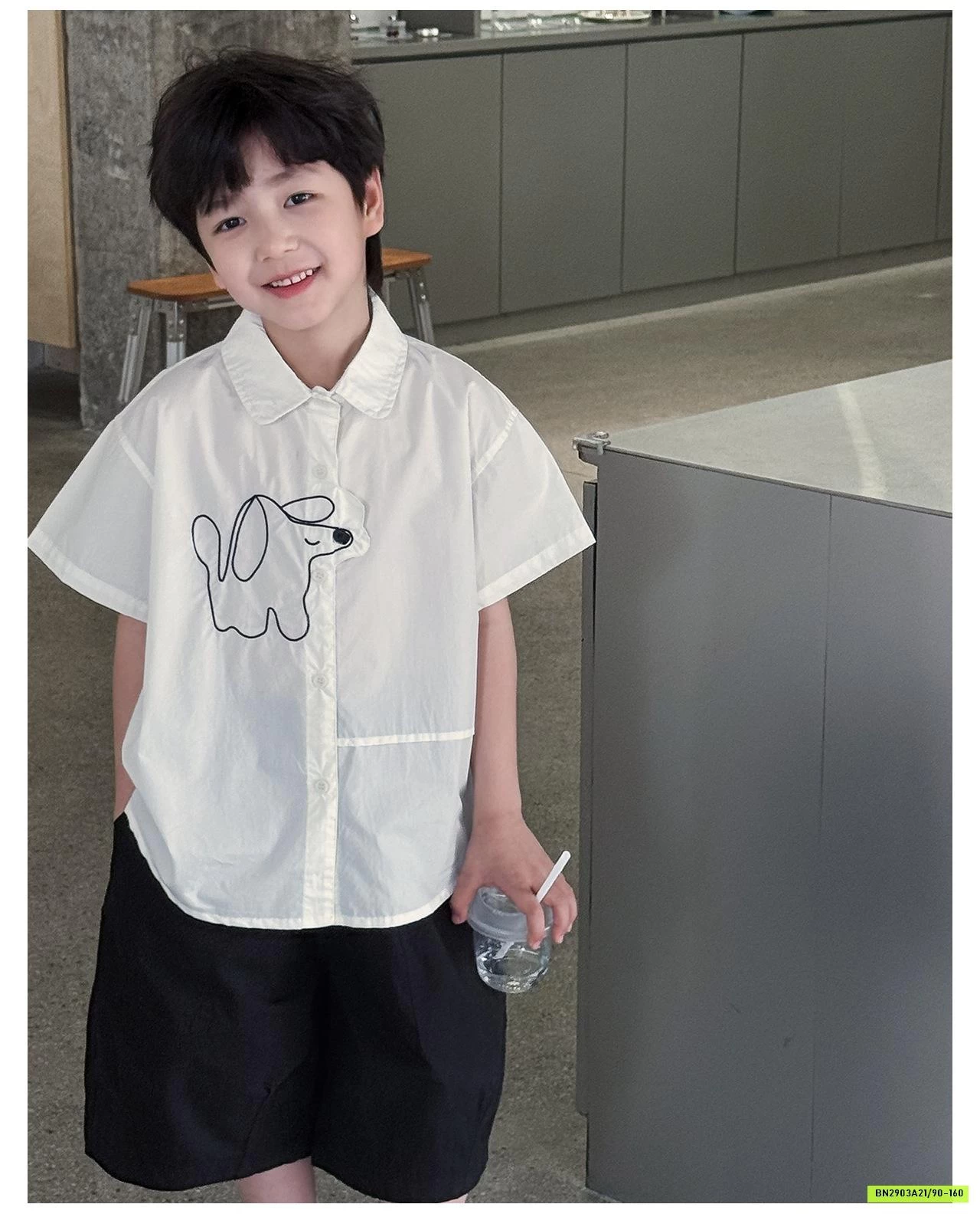 SƠ MI CÚN NGẮN TAY AOAOKIDS