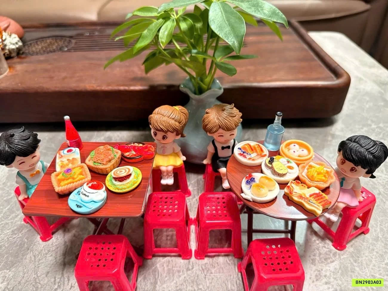 BỘ ĐỒ CHƠI QUÁN ĂN 28 CHI TIẾT