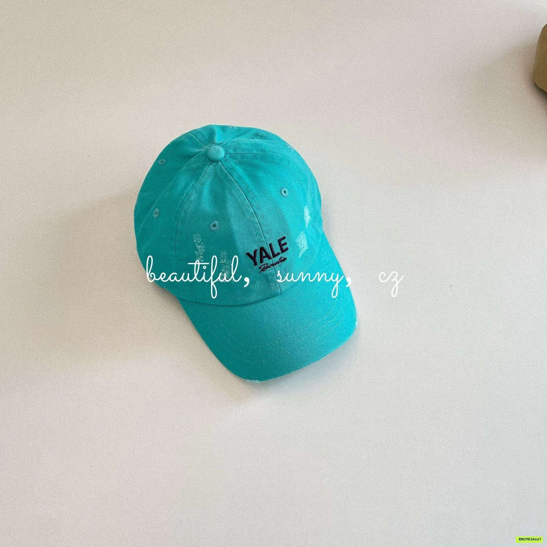 MŨ KẾT THÊU CHỮ YALE