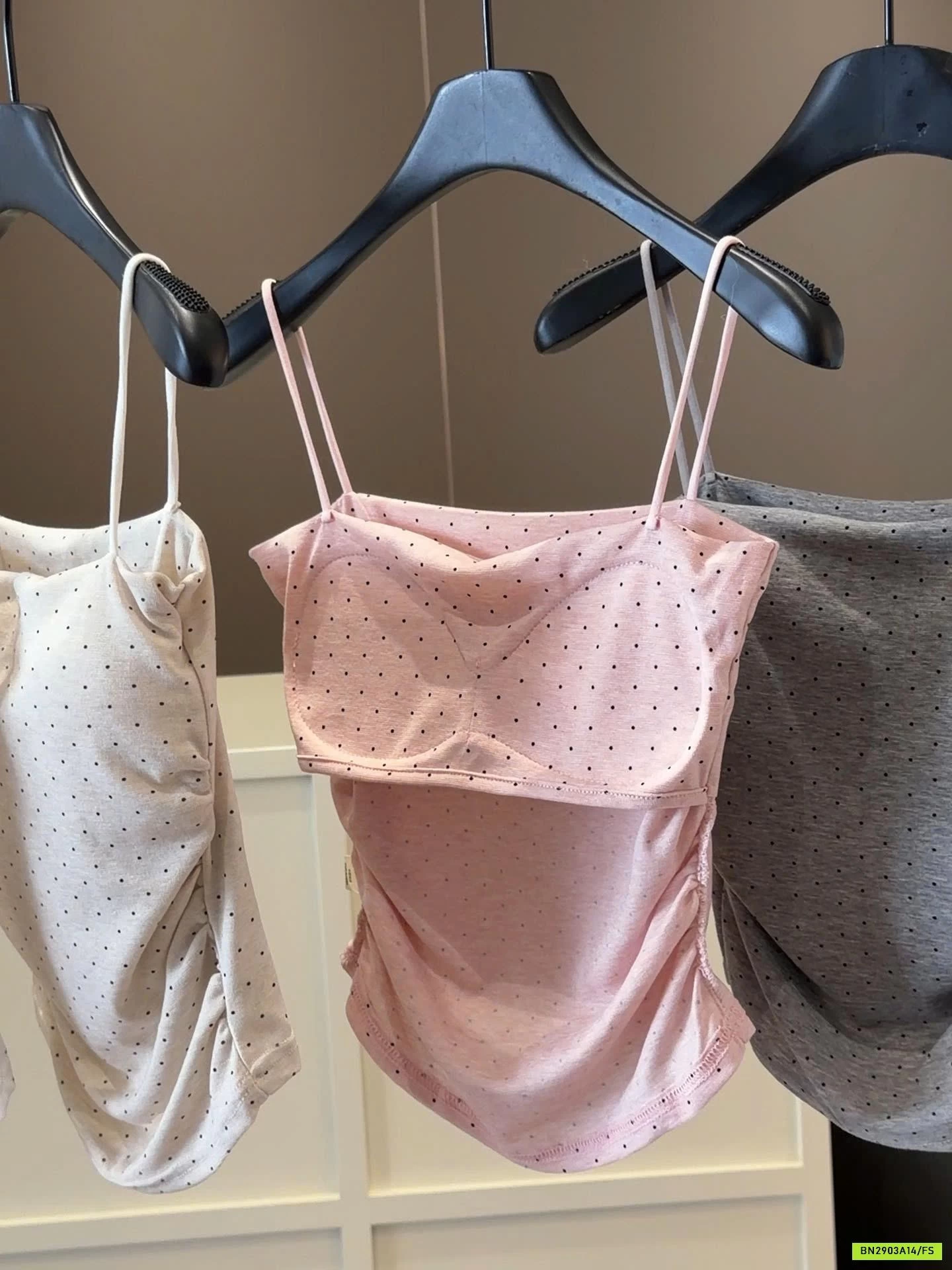 ÁO HAI DÂY CHẤM BI ANNA