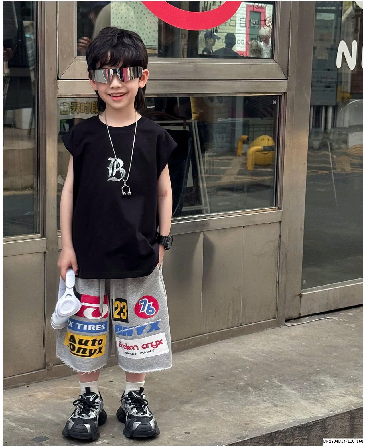 ÁO TANKTOP IN HÌNH CHỮ B