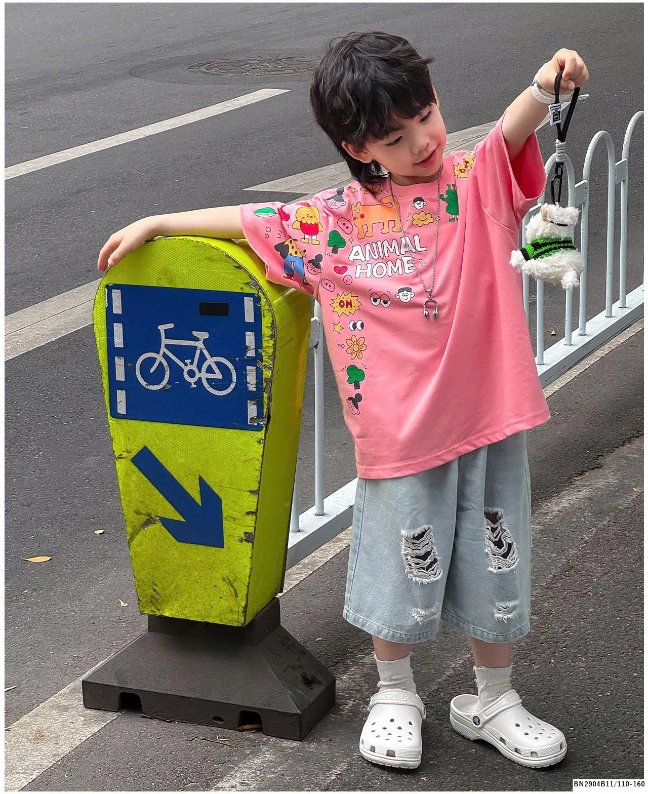 ÁO THUN HỒNG HOẠT HÌNH