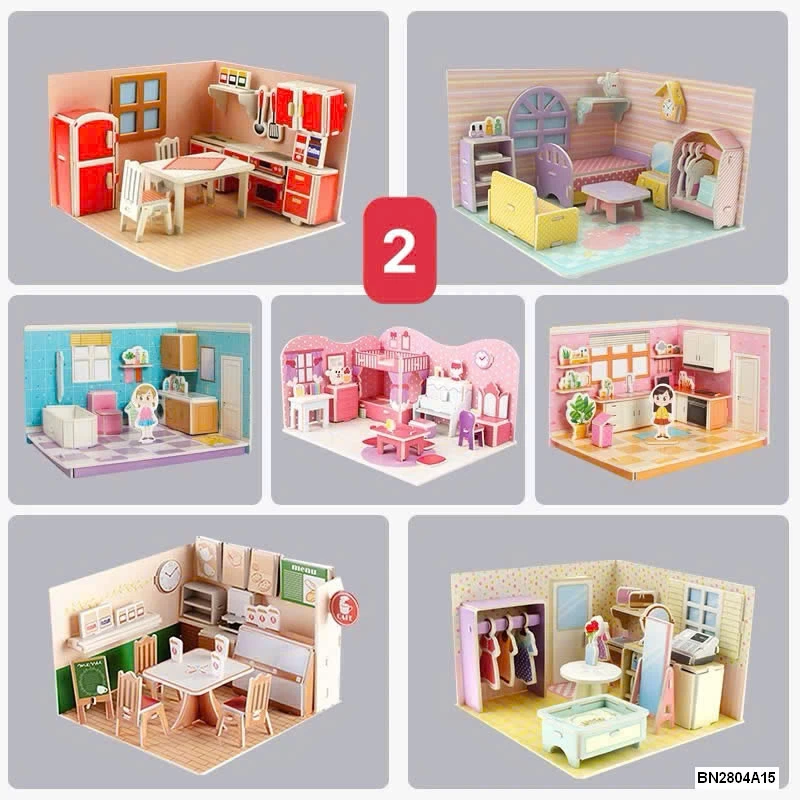 MÔ HÌNH LẮP GHÉP ĐỒ CHƠI CHƠI BÉ