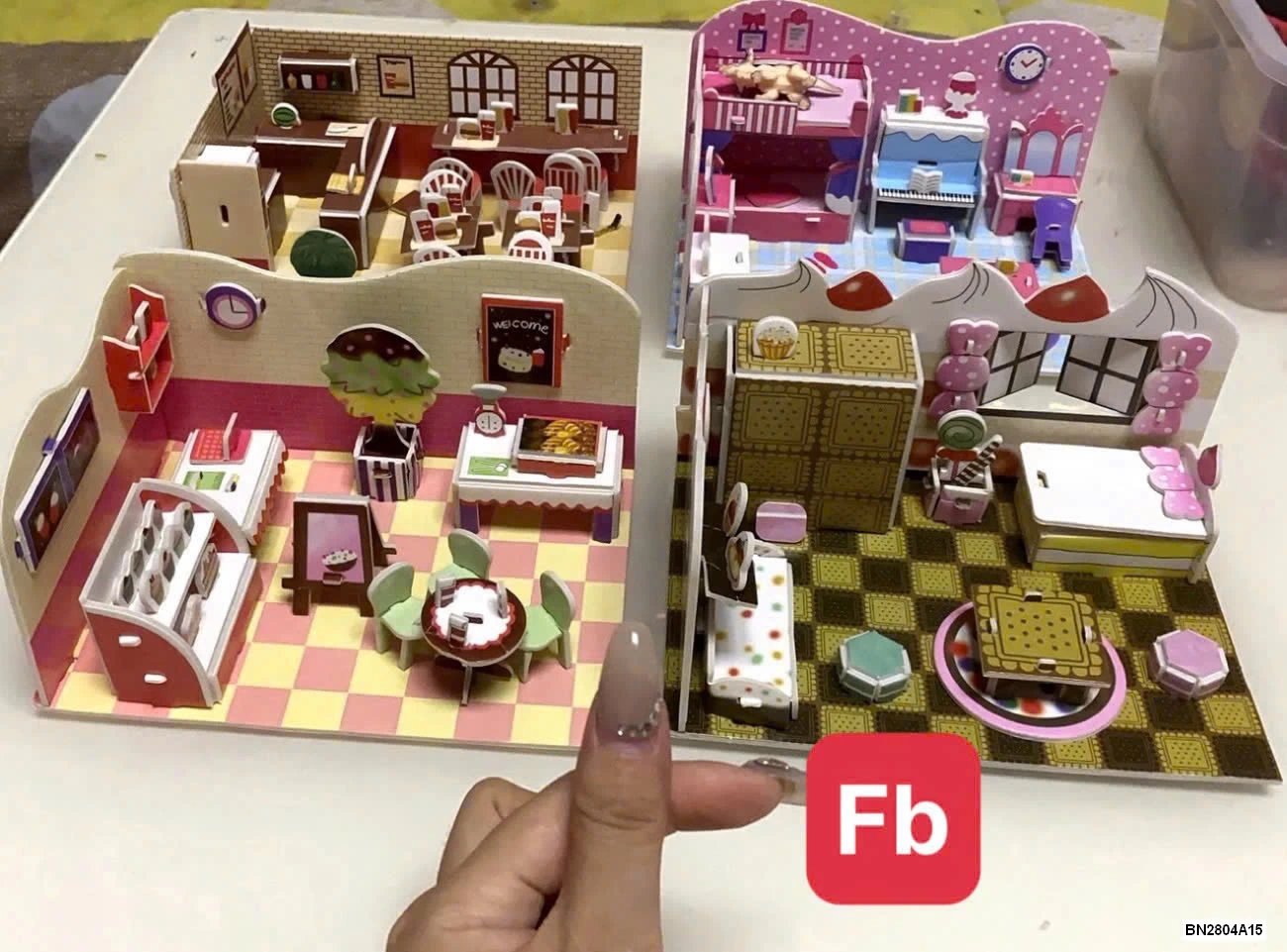 MÔ HÌNH LẮP GHÉP ĐỒ CHƠI CHƠI BÉ