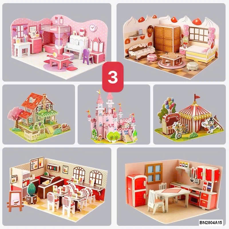 MÔ HÌNH LẮP GHÉP ĐỒ CHƠI CHƠI BÉ