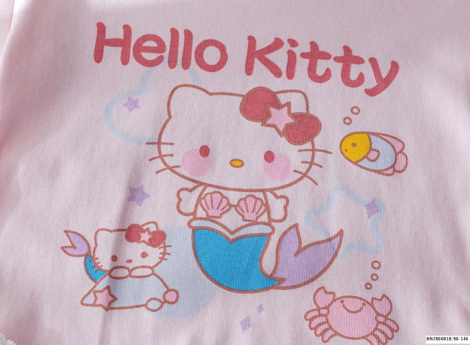 ÁO HELLO KITTY PHỐI REN CHO BÉ GÁI