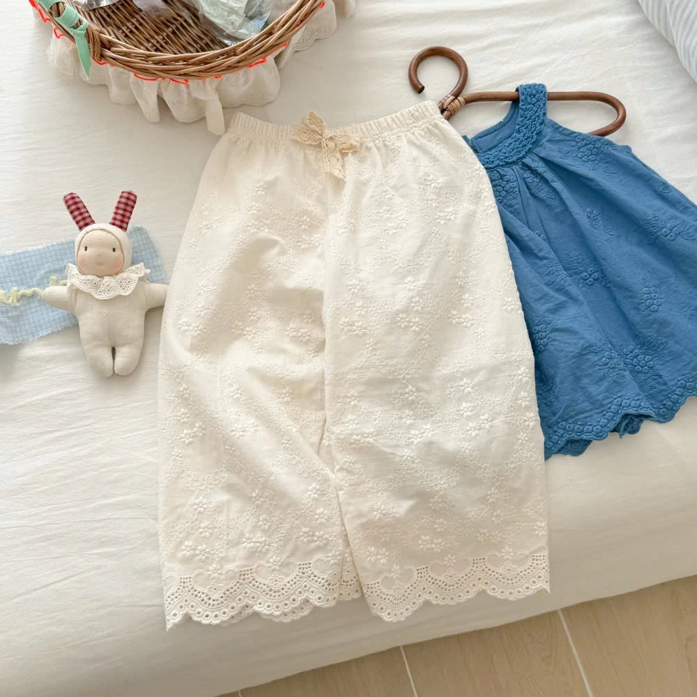 SET ÁO YẾM XANH MIX QUẦN REN TRẮNG