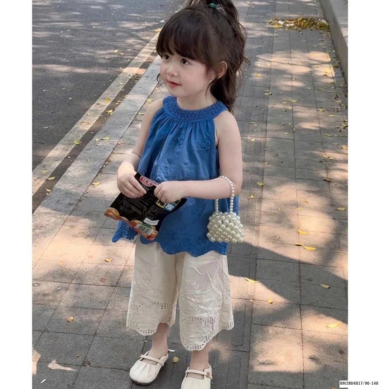 SET ÁO YẾM XANH MIX QUẦN REN TRẮNG