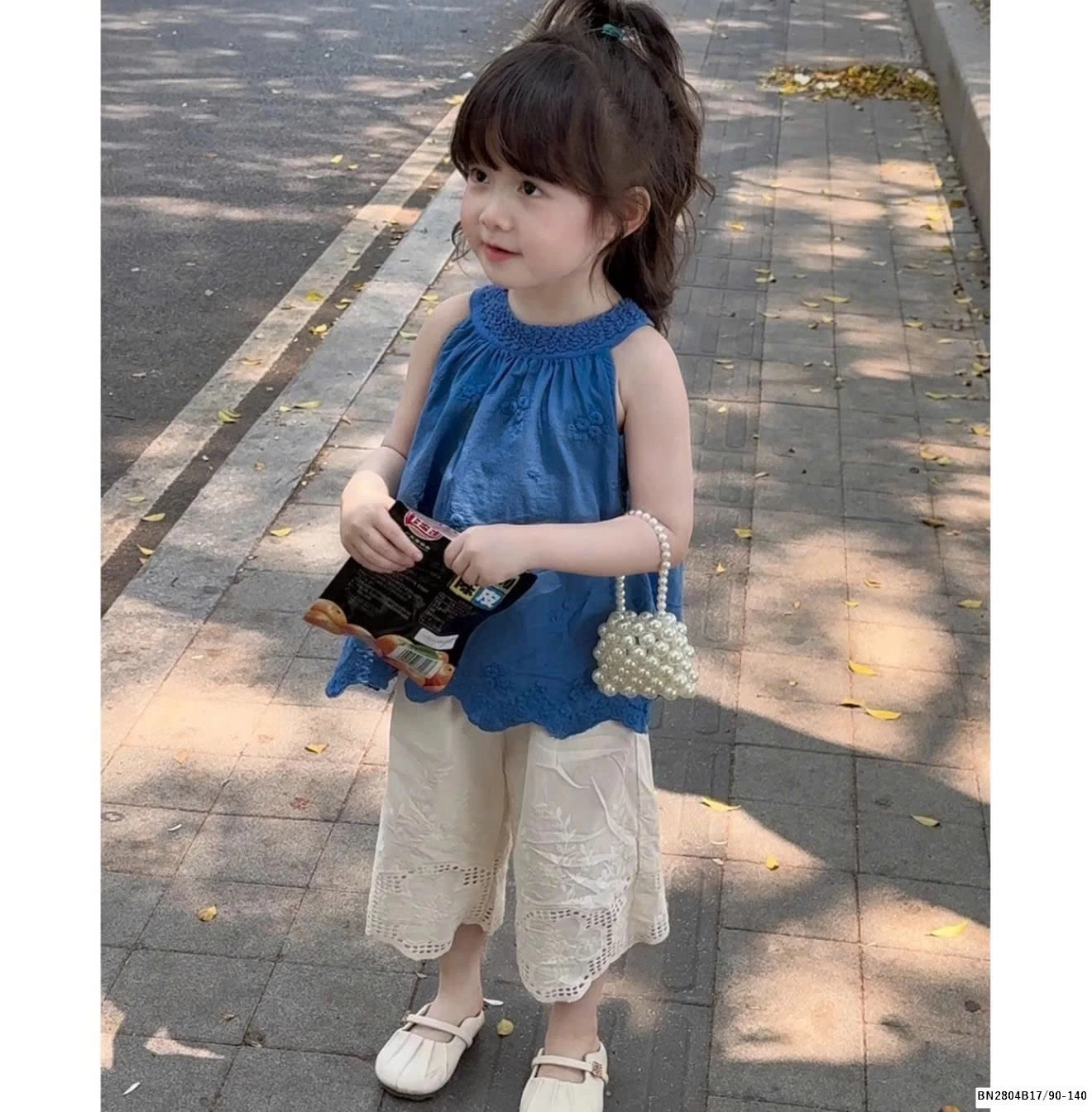 SET ÁO YẾM XANH MIX QUẦN REN TRẮNG