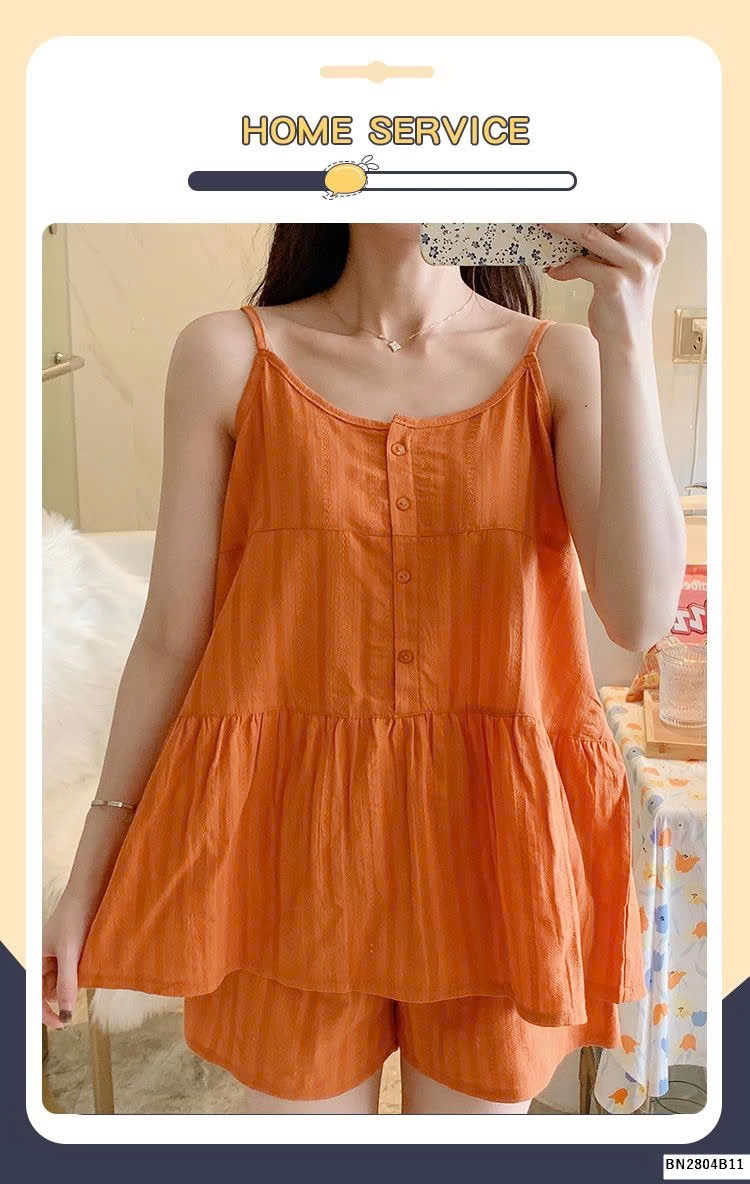 BỘ NGỦ MẶC NHÀ 2 DÂY quốc dân