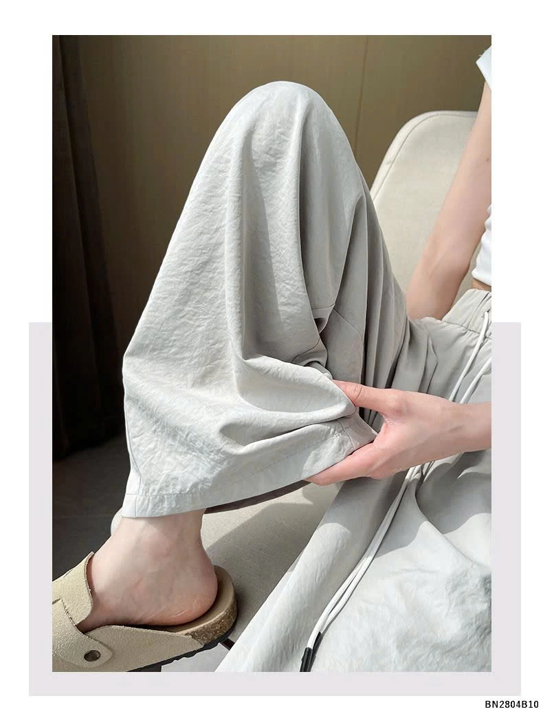 QUẦN ỐNG RỘNG NỮ CẠP CHUN