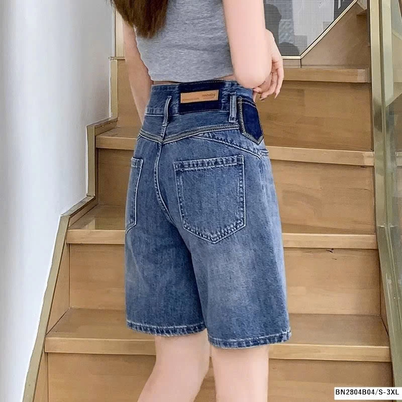 QUẦN SHORT JEAN CẠP CAO