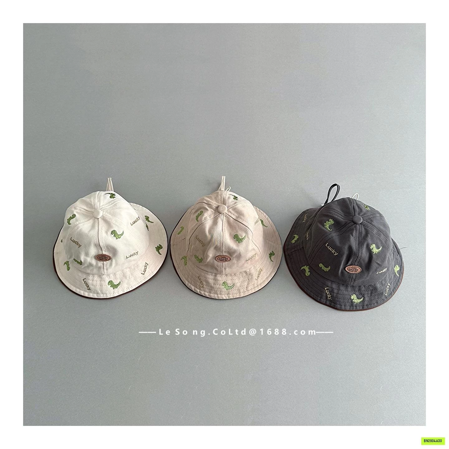 MŨ BÈO THÊU KHỦNG LONG