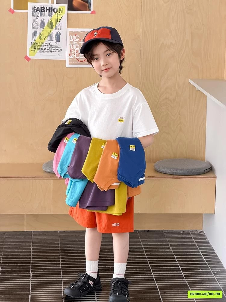 ÁO THUN CỔ TRÒN BASIC 26B040 AMBB