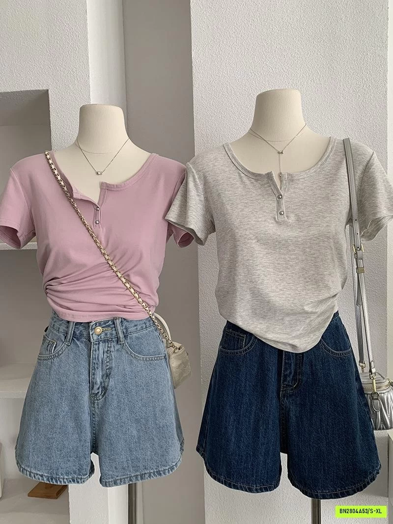 SHORT JEANS CẠP CAO