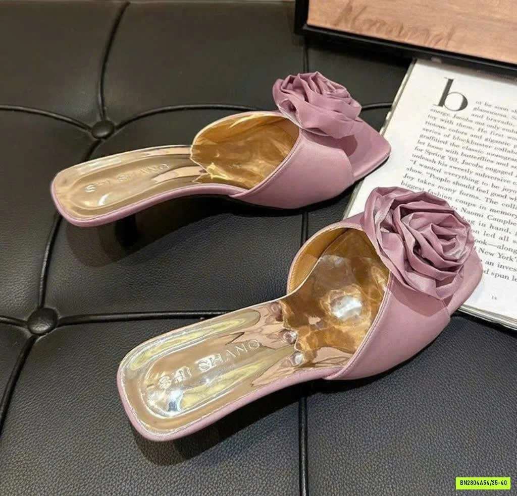 DÉP CAO GÓT HOA NỔI KIỂU PHÁP