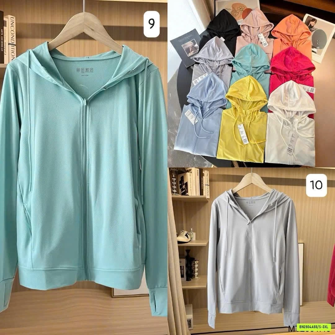 ÁO CHỐNG NẮNG TRƠN MÀU