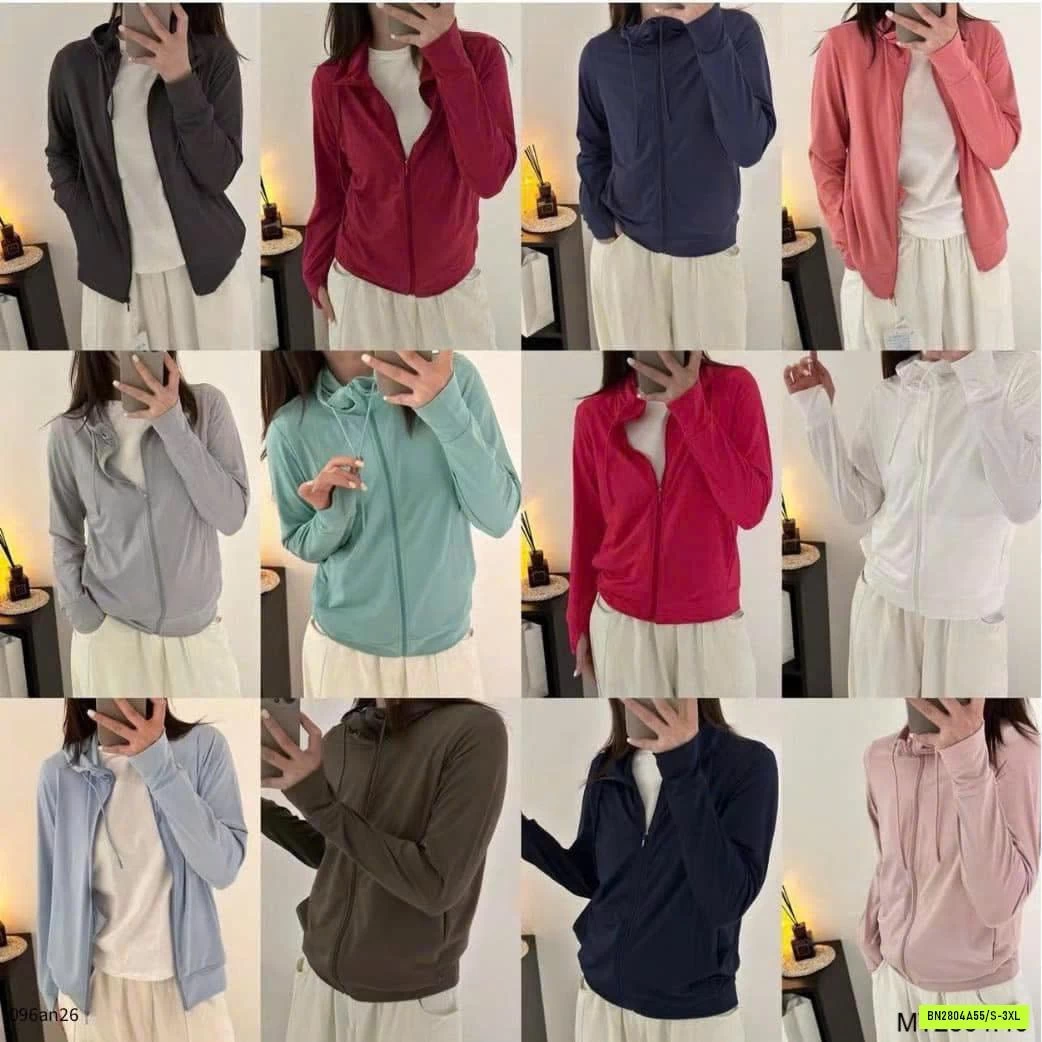 ÁO CHỐNG NẮNG TRƠN MÀU