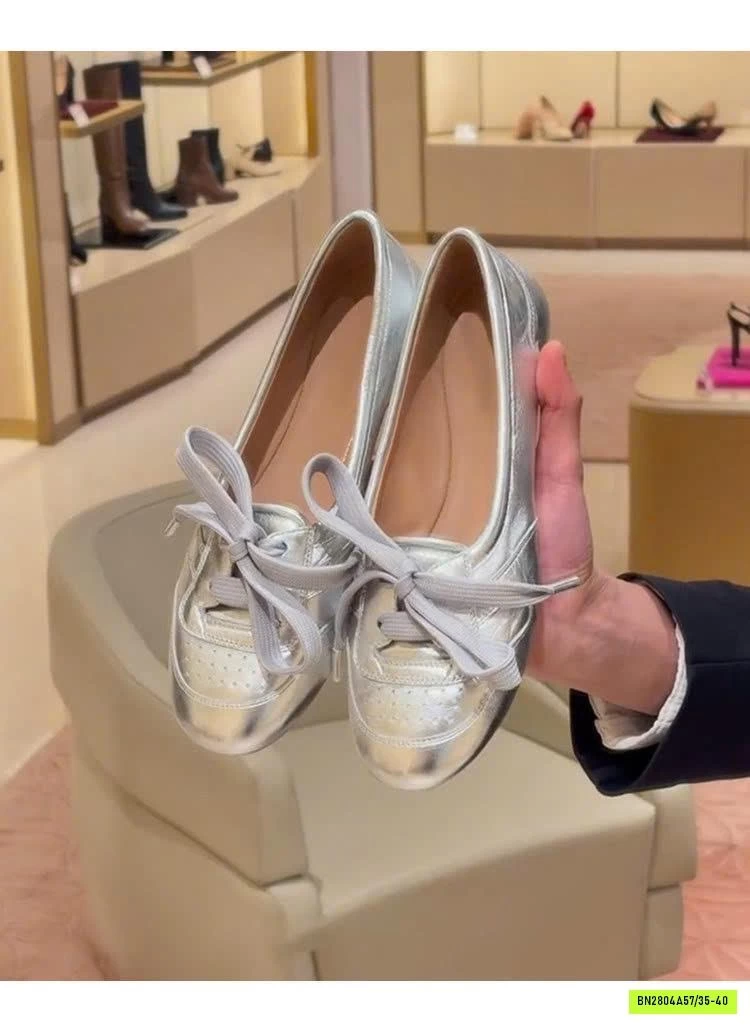 GIÀY BỆT MŨI TRÒN BUỘC DÂY