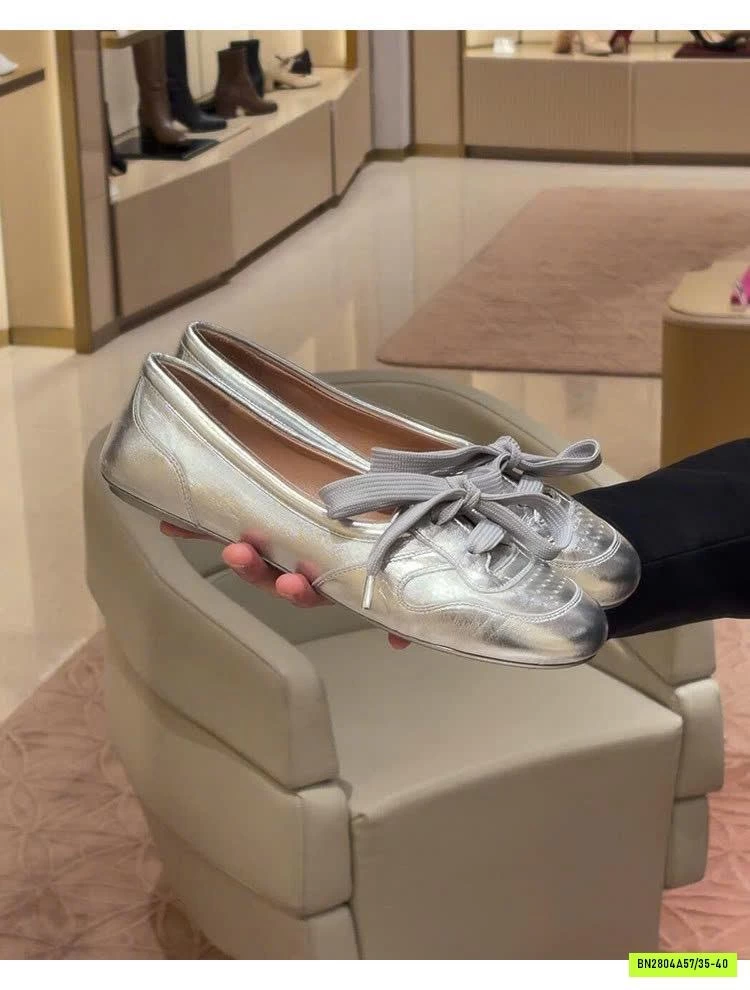 GIÀY BỆT MŨI TRÒN BUỘC DÂY