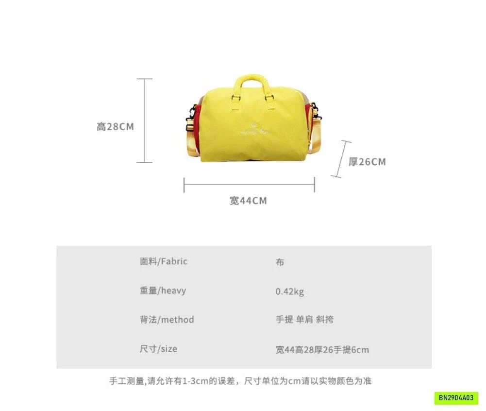 TÚI DU LỊCH ĐA NĂNG PHỐI MÀU TRENDY