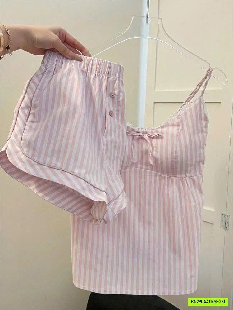 BỘ THÔ 2 DÂY KẺ HỒNG