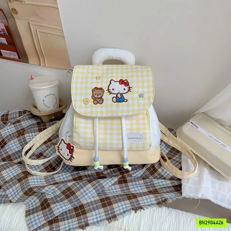 BALO KITTY VÀNG ĐÁNG YÊU