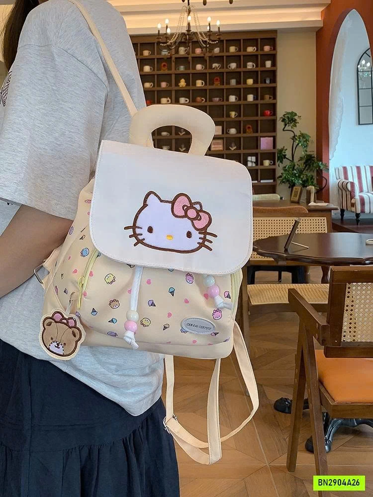 BALO KITTY VÀNG ĐÁNG YÊU