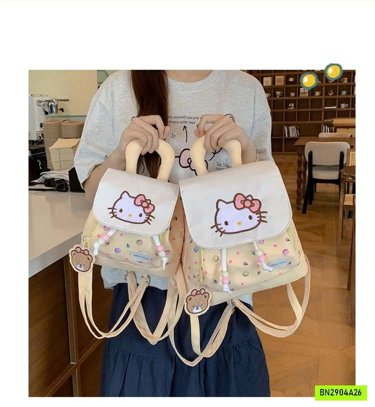 BALO KITTY VÀNG ĐÁNG YÊU